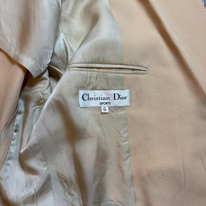 【古着】Christian Dior Sports テーラードジャケットベージュ