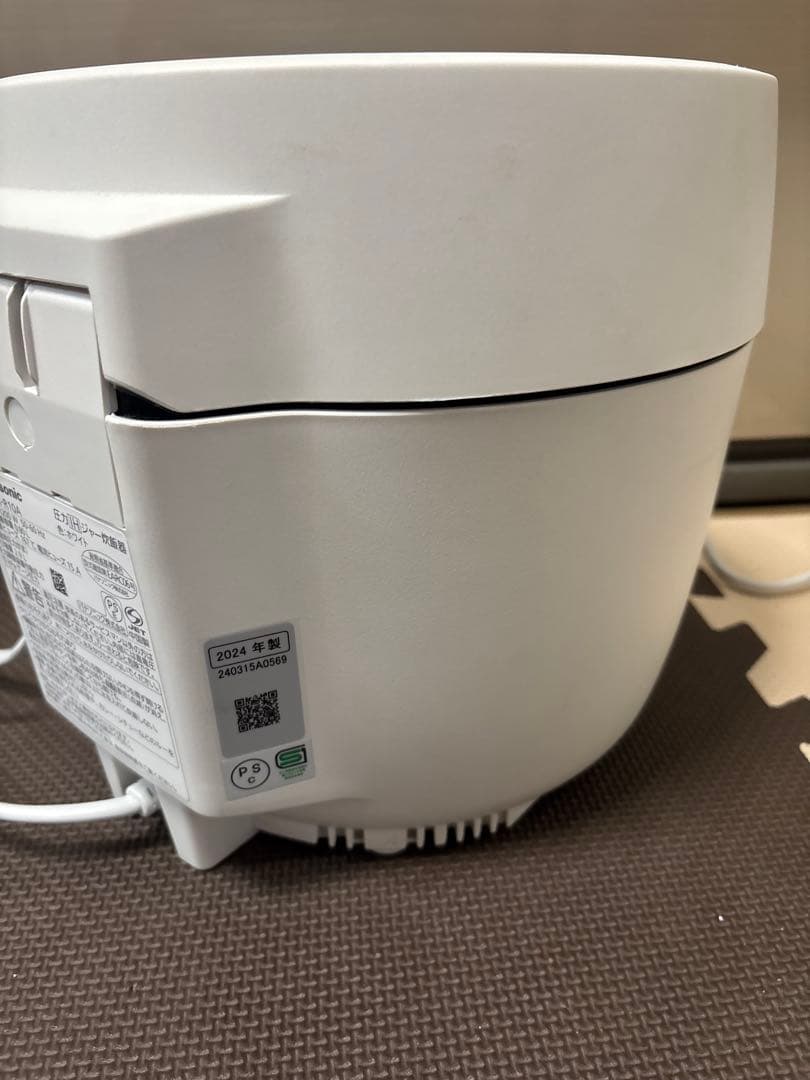パナソニック、圧力IH炊飯器 SR—R10A -2024年製