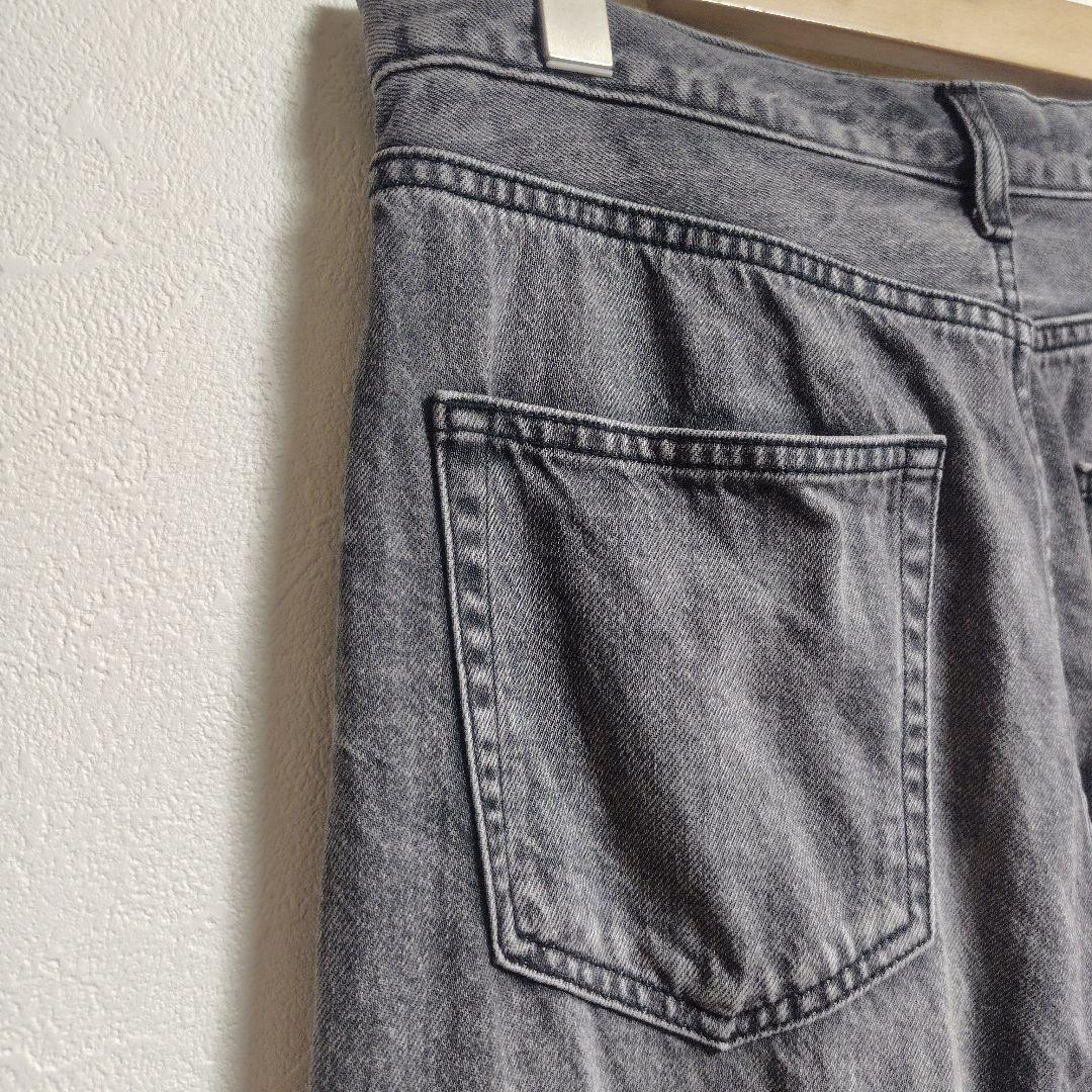Whim Gazette ウィムガゼット　ドロストデニムパンツ　34 グレー