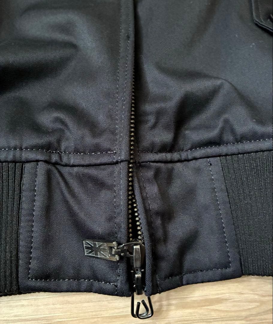 美品✨ LONSDALE ロンズデール　ダブルジップ　ジャケット　ブルゾン　黒S