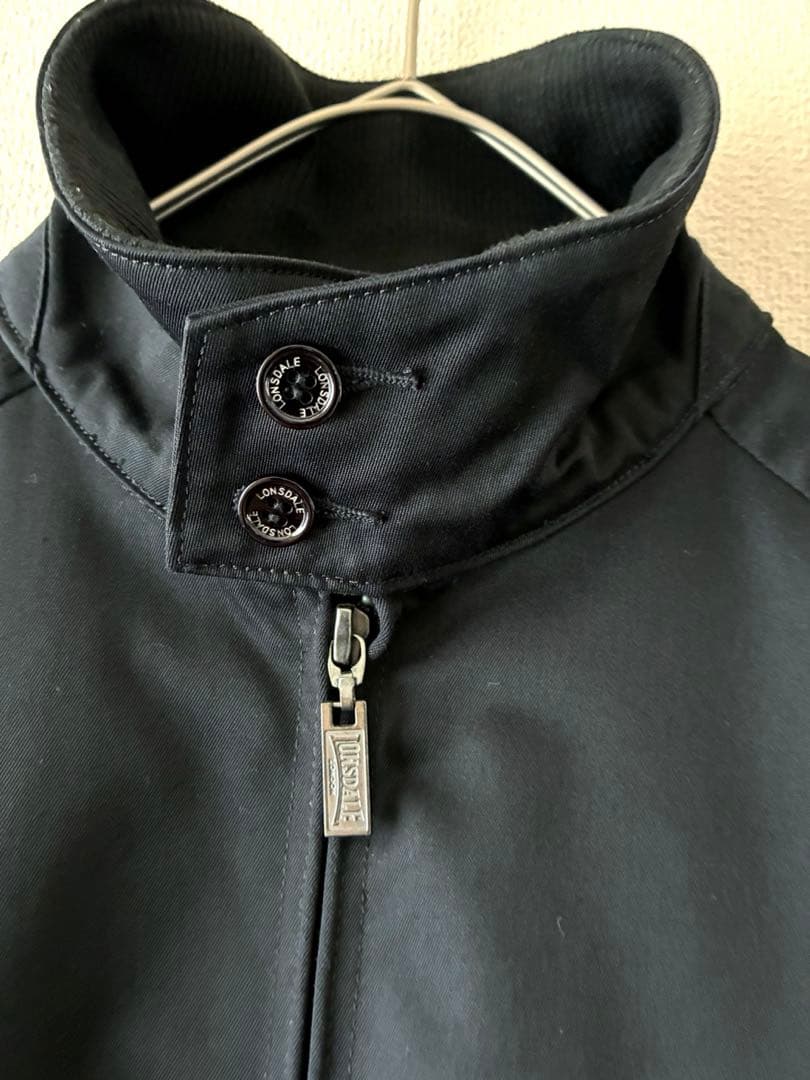 美品✨ LONSDALE ロンズデール　ダブルジップ　ジャケット　ブルゾン　黒S