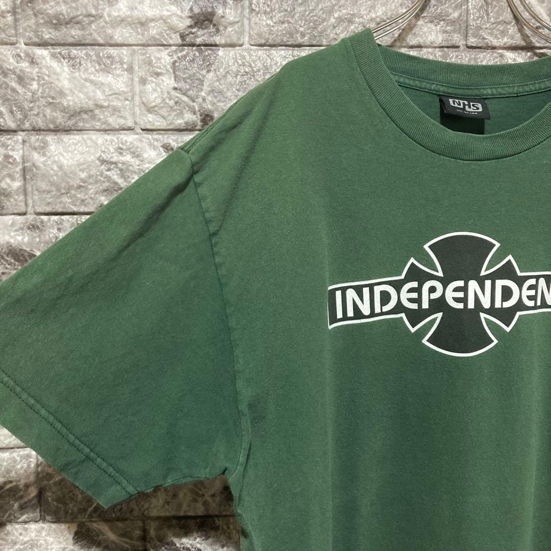 INDEPENDENT Tシャツ インディペンデント NHS L グリーン
