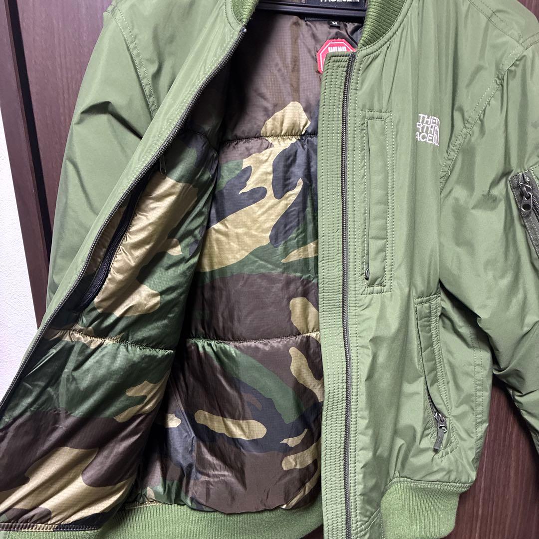 THE NORTH FACE MA-1ジャケット Mサイズ オリーブグリーン