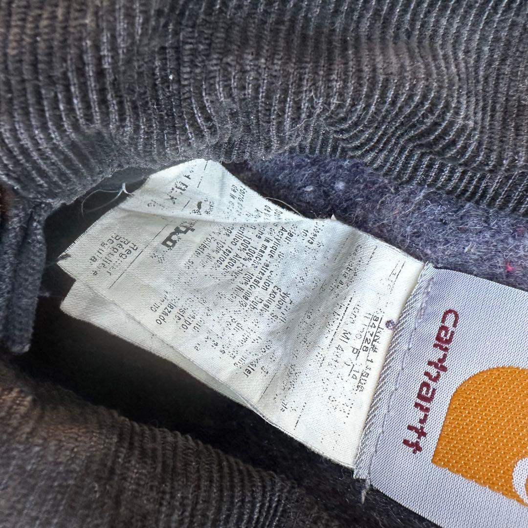 超美品 US製 90s Carhartt カバーオール チョアコート 黒 38