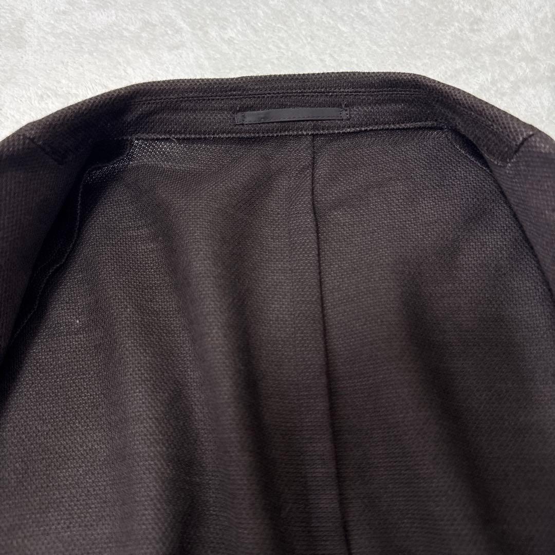 訳あり美品 ユナイテッドアローズ テーラードジャケット 麻100% 3XL 高級