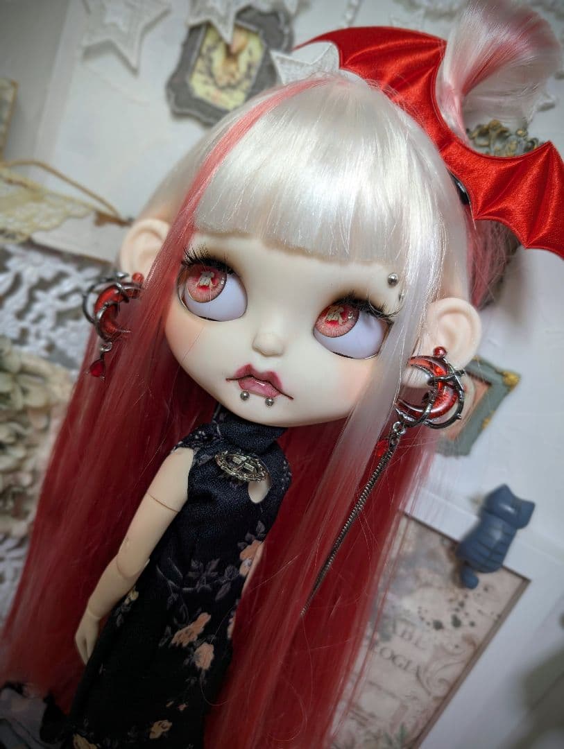 にゃん❁︎アイシードール ホームステイ❁︎bat red❁︎