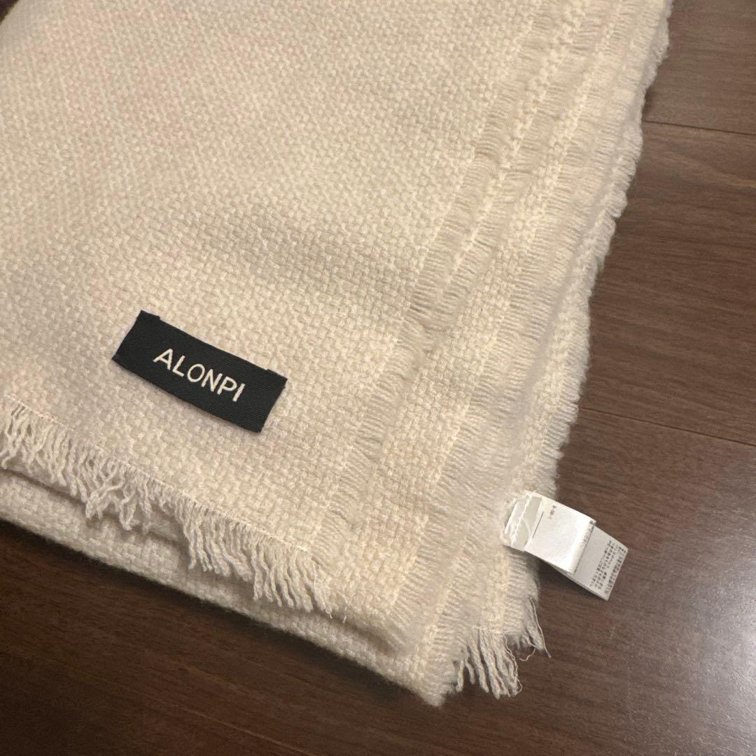 ALONPI アロンピ カシミヤストール ベージュ