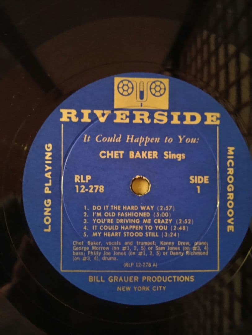 Chet Baker It Could Happen to You　レコード