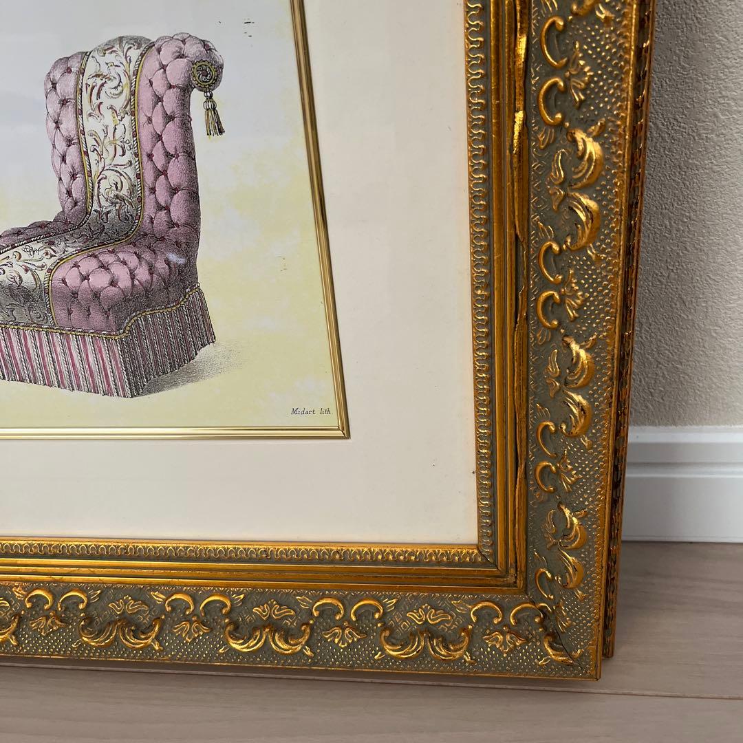プリンセスハウス 絵画 額装 額絵 マリーアントワネット フランス ロココ