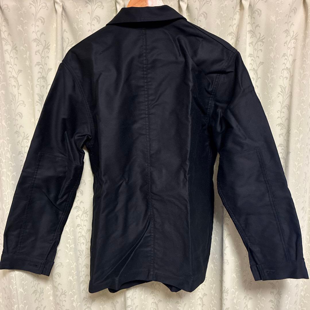 LE TRAVAILLEUR GALLICE　モールスキンカバーオール　ブラック