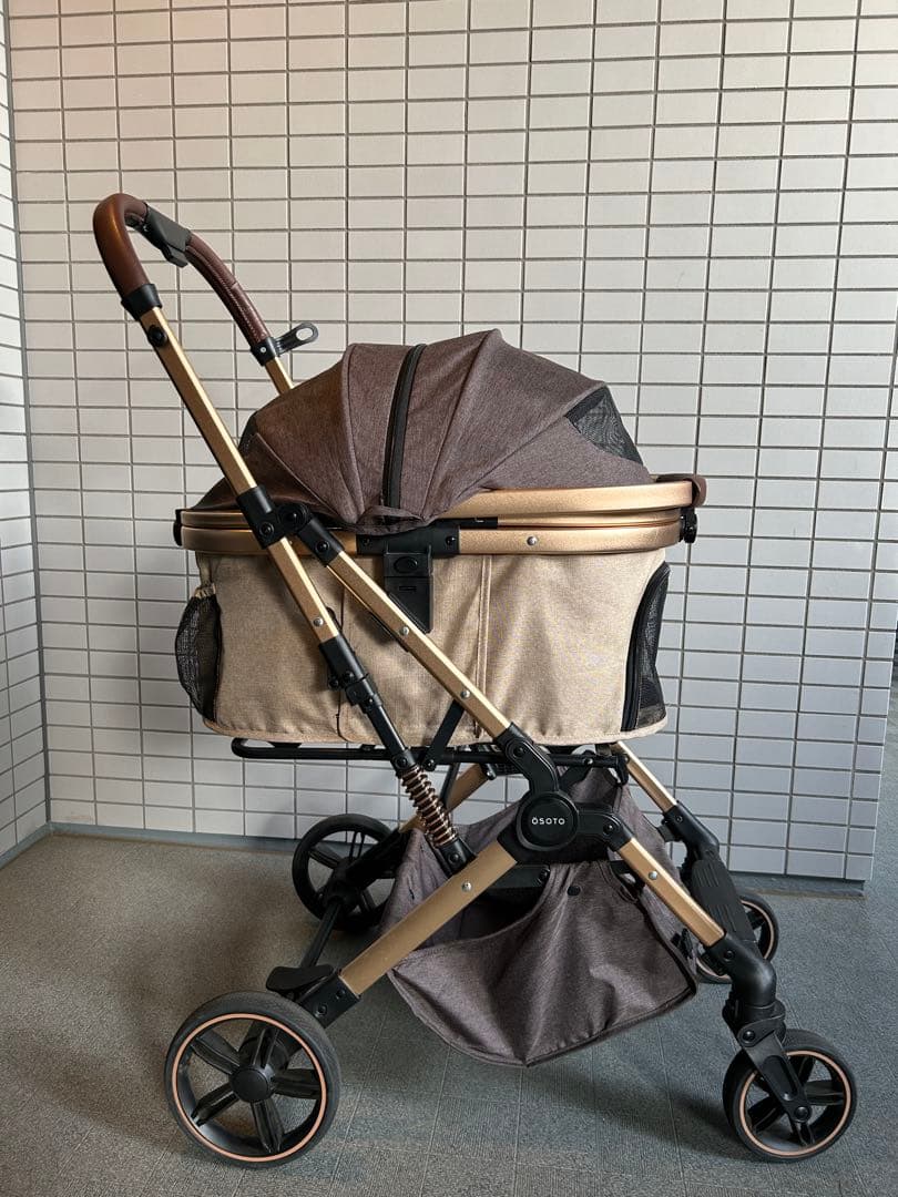 【ペットカート】ジェックス OSOTO GRACE RC キャメル