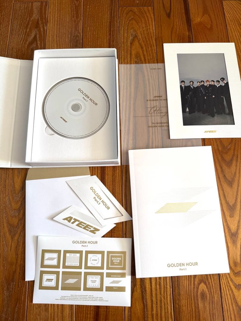ATEEZ hello82 Golden Hour 直筆サイン入り ミンギ