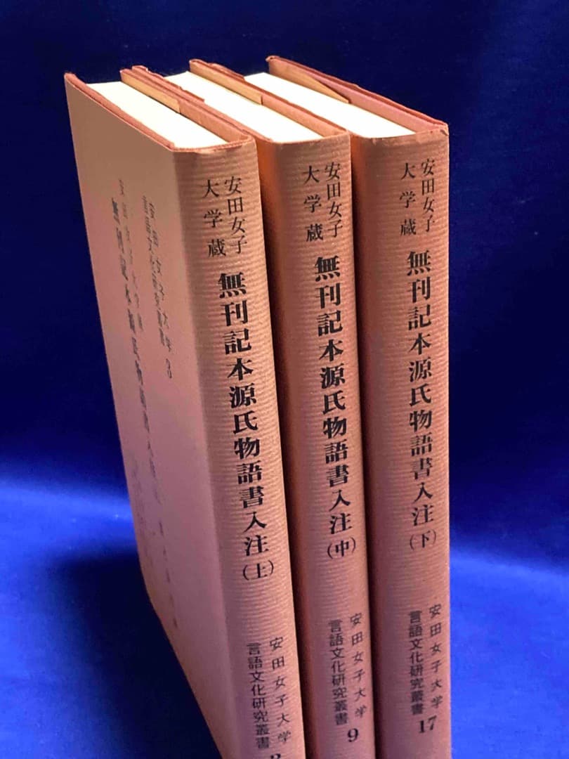 無刊記本源氏物語書入注 上中下巻セット◆齋木泰孝編、平成10年/Y070
