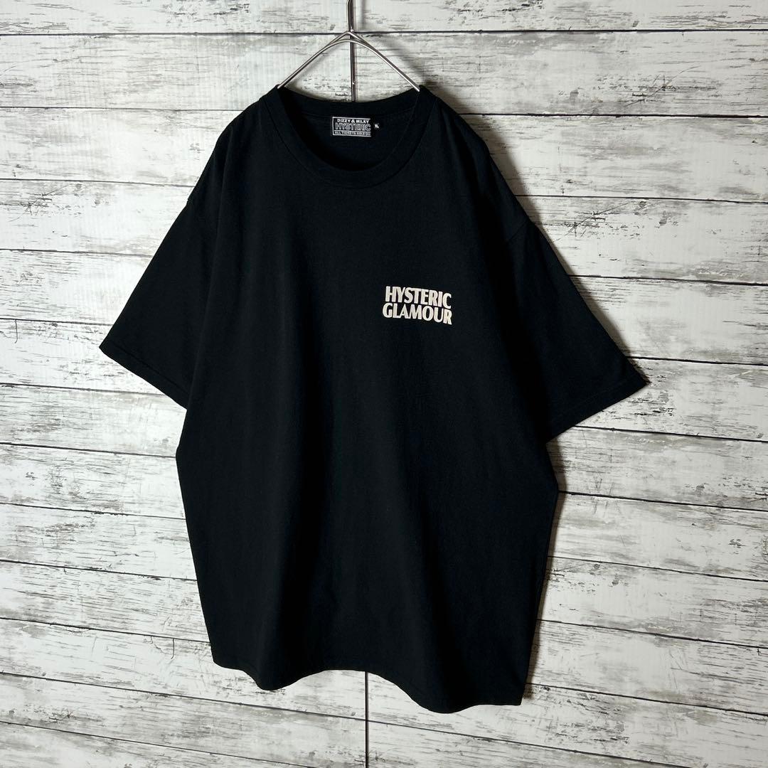 3950M【蛇柄・XL】ヒステリックグラマー☆ヒスガール ビッグロゴ Ｔシャツ