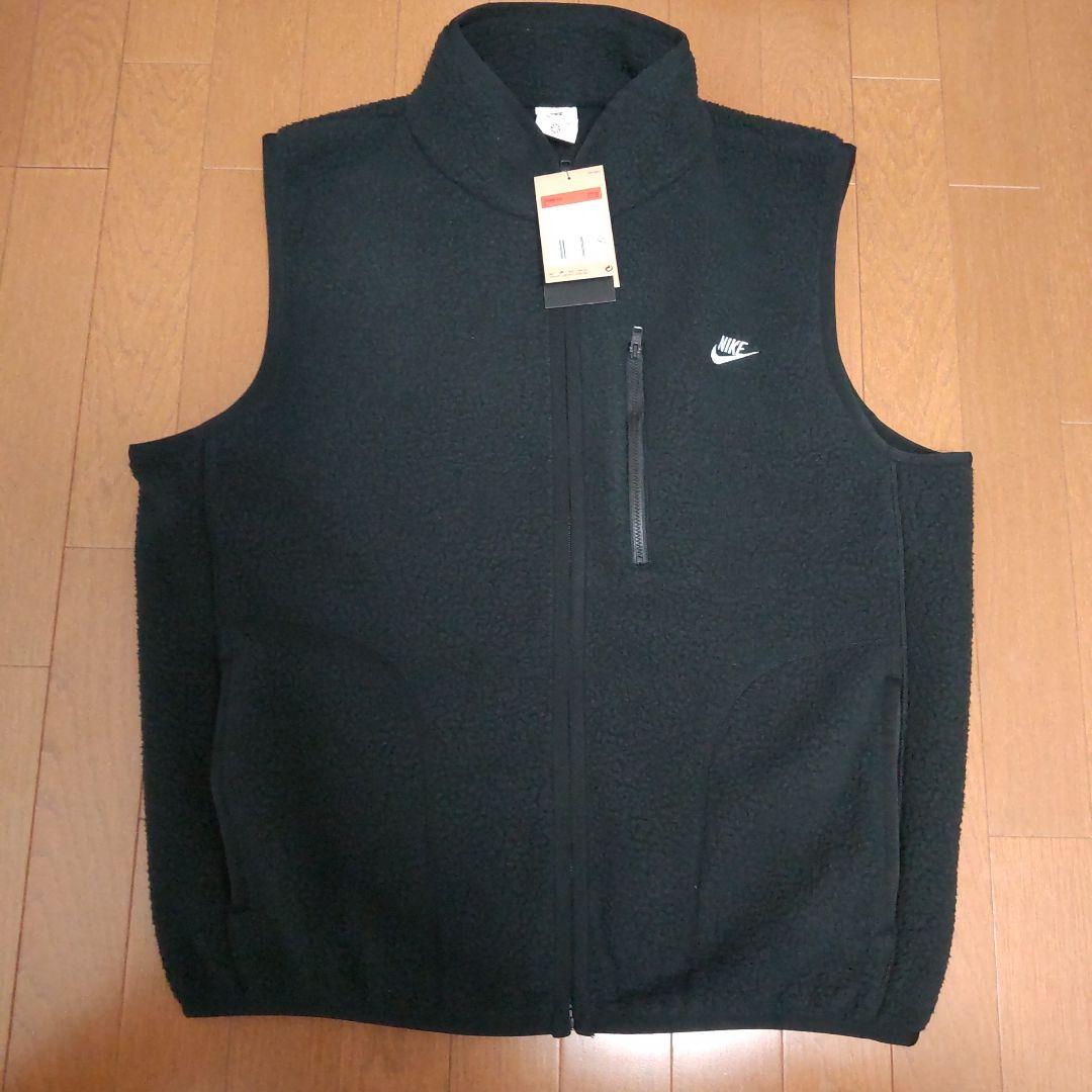 NIKE ナイキ ボアフリース ベスト 黒 Lサイズ 日本正規品 新品タグ付き