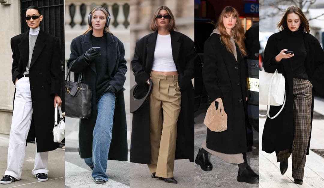 ZARA ウール混紡エクストラロングコートブラック ダブルブレスト ロングコート