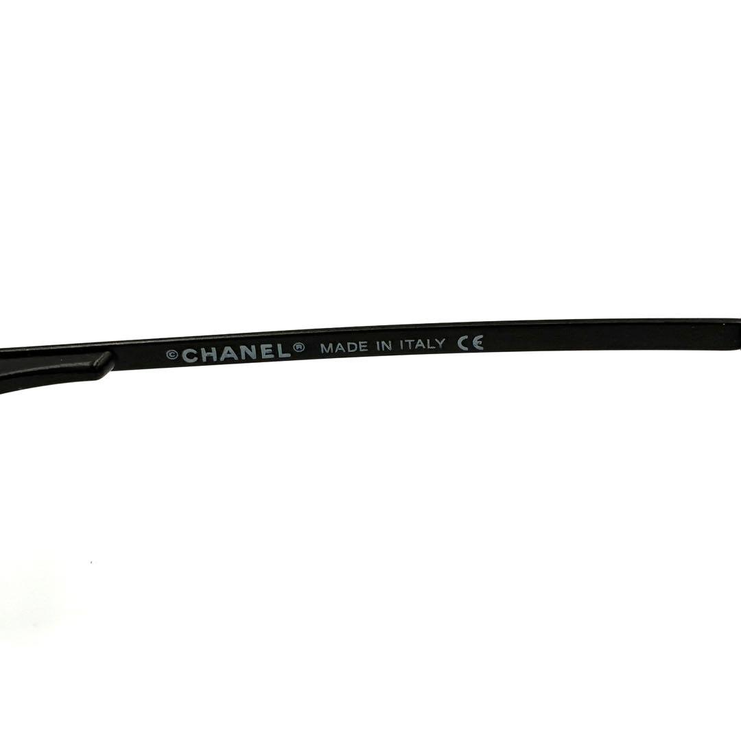 CHANEL サングラス 4093-B リムレス ココマーク ラインストーン