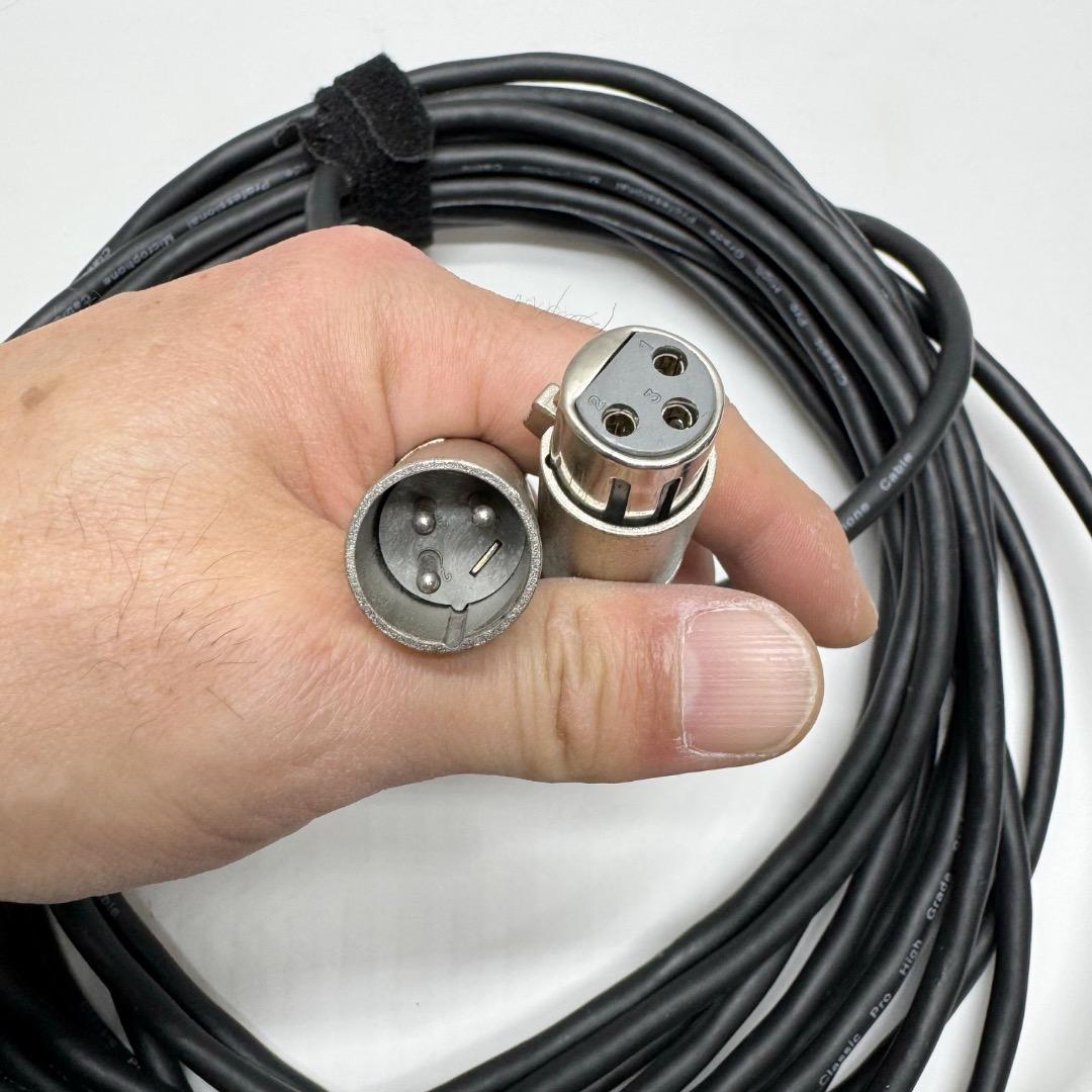 XLR キャノンケーブル 20ｍ 10ｍ 変換プラグ8個
