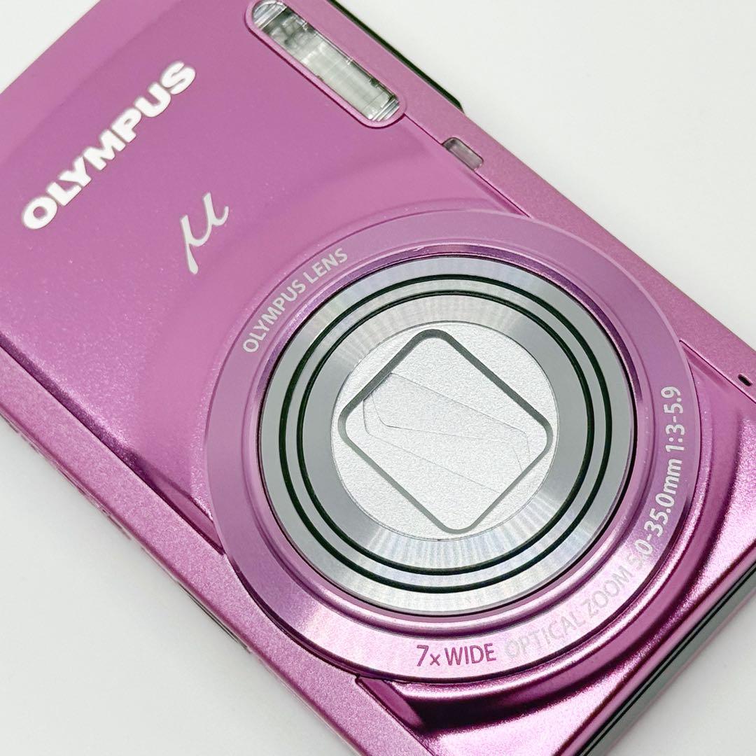 OLYMPUS μ-7050 ピンク オリンパス コンデジ