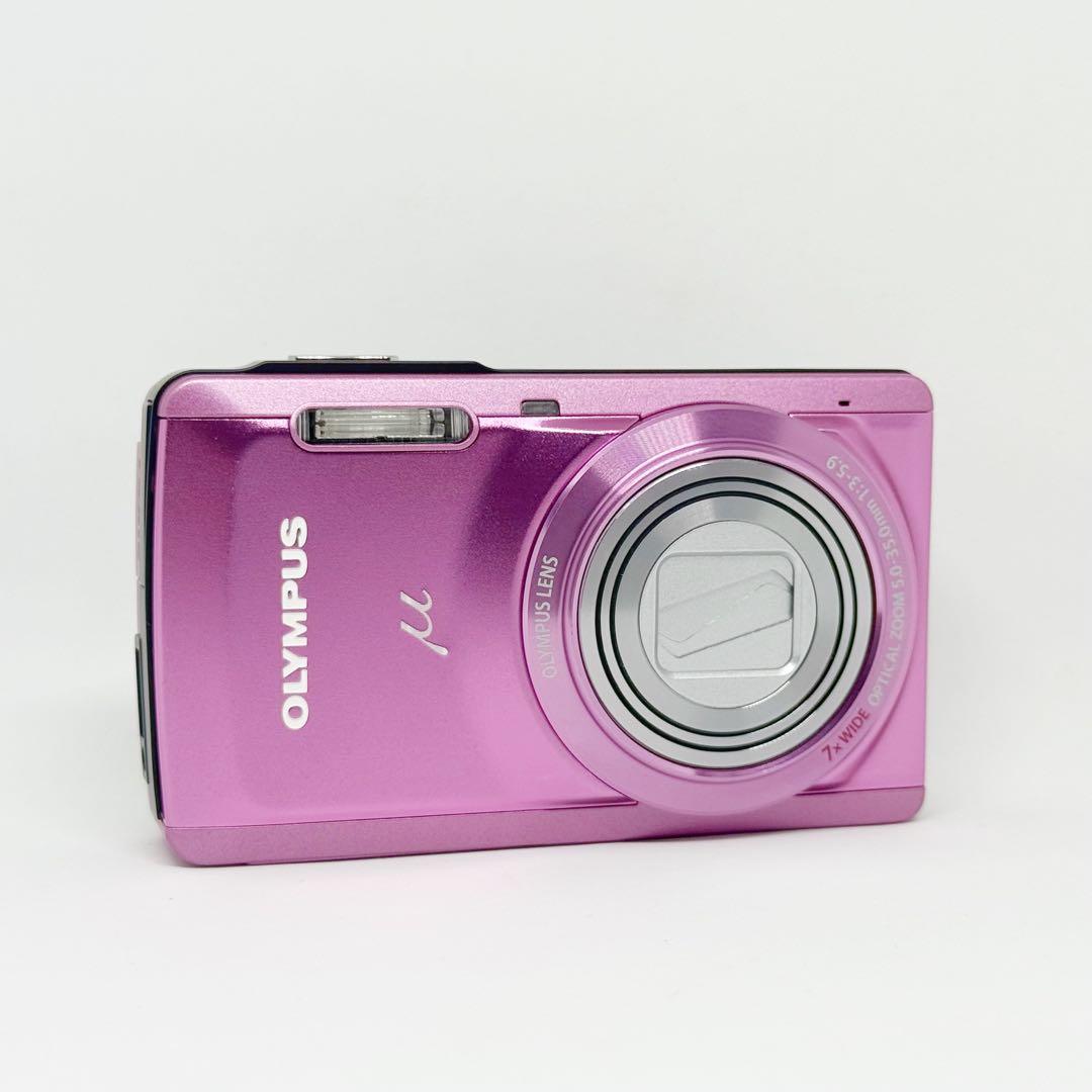 OLYMPUS μ-7050 ピンク オリンパス コンデジ