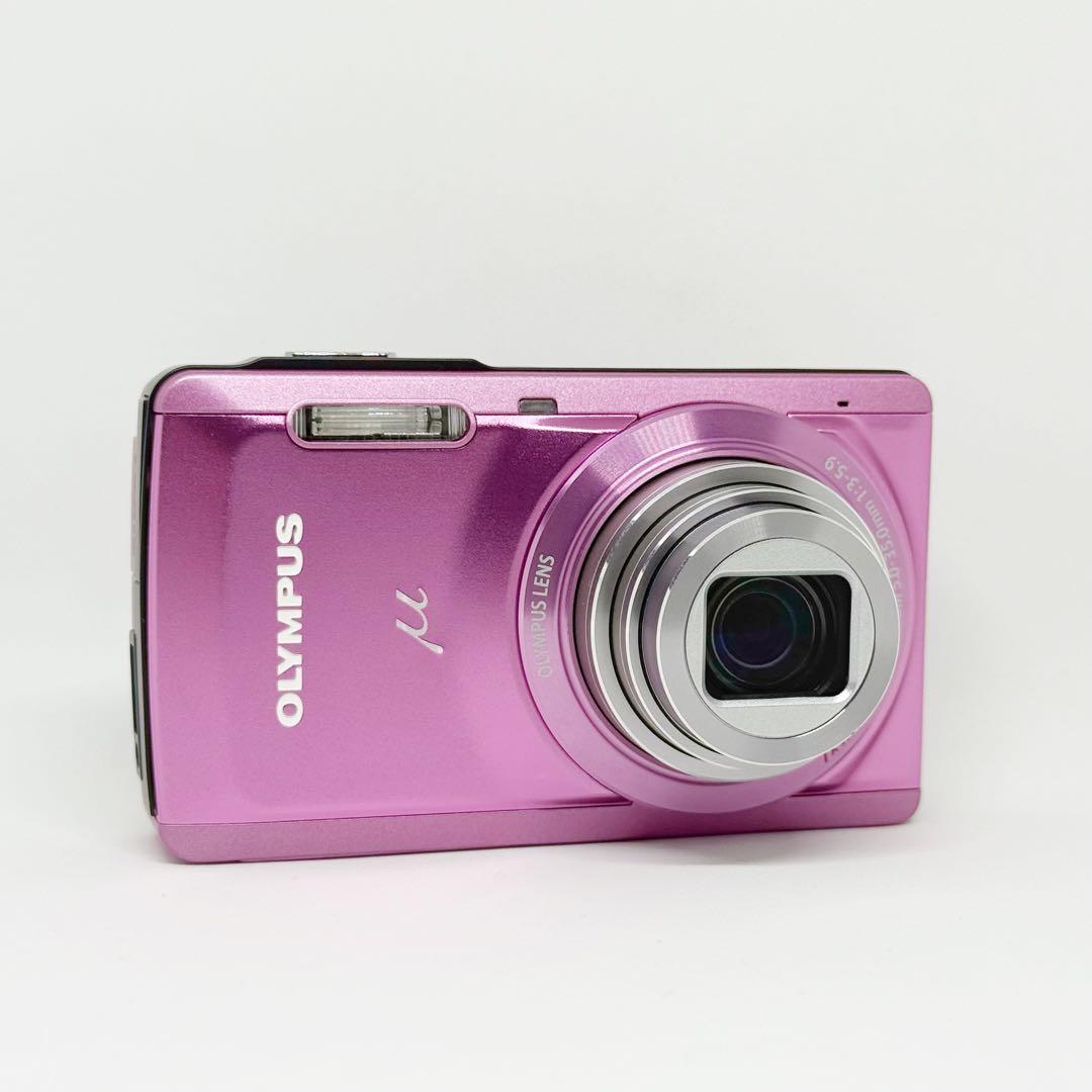 OLYMPUS μ-7050 ピンク オリンパス コンデジ