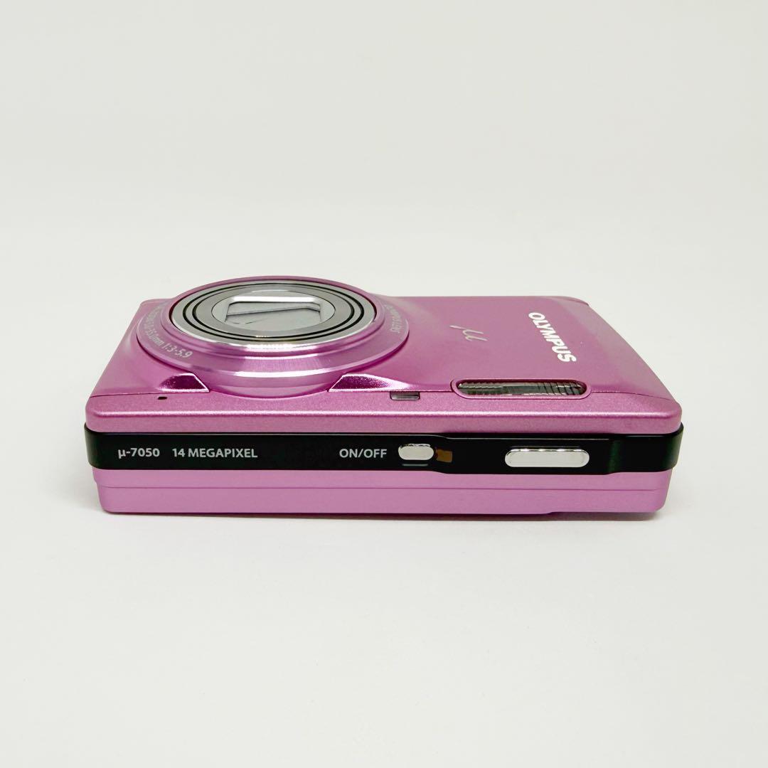 OLYMPUS μ-7050 ピンク オリンパス コンデジ