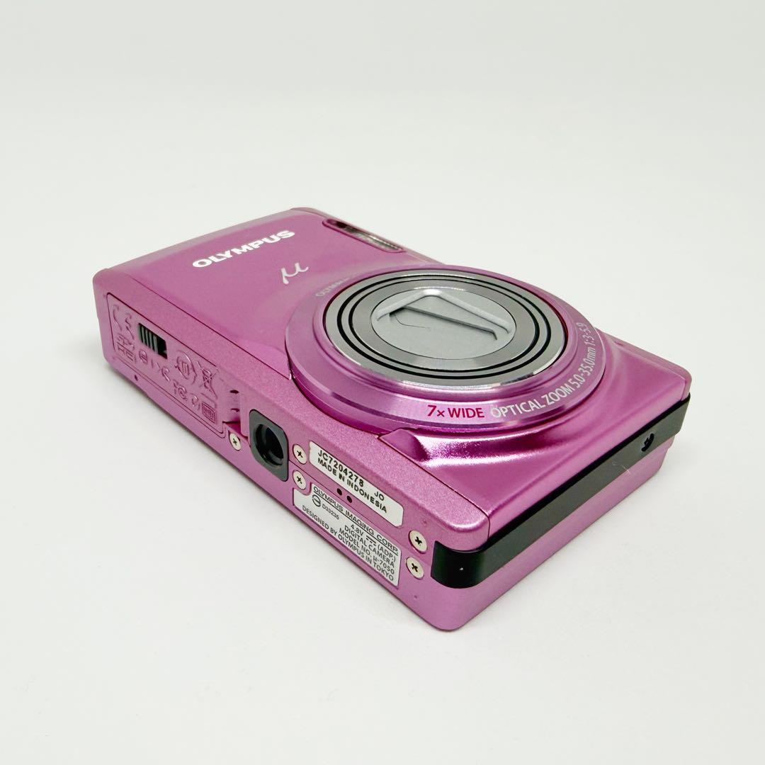 OLYMPUS μ-7050 ピンク オリンパス コンデジ