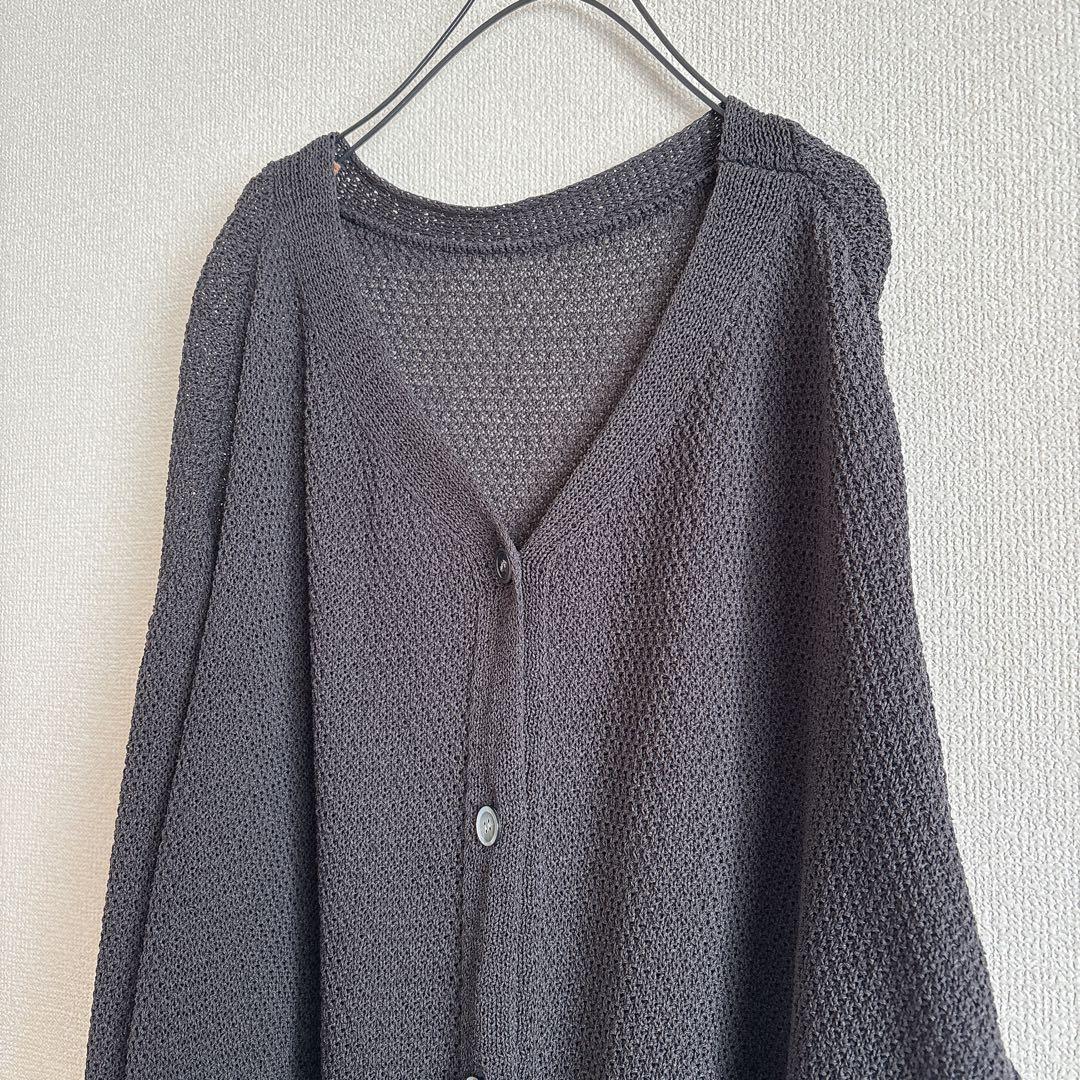 フレームワーク　カノコ2WAY Back開きカーディガン
