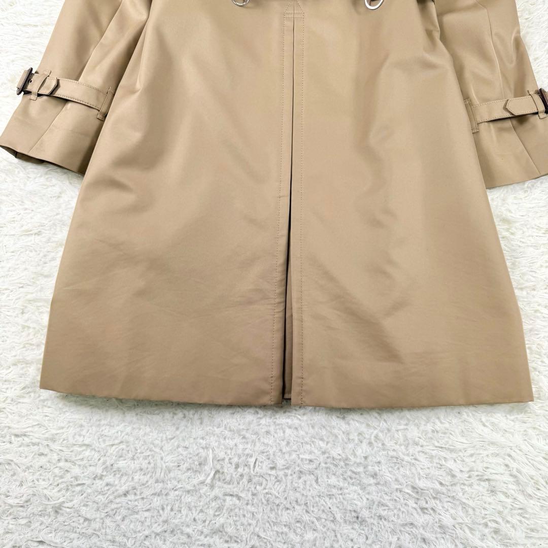 近年 極美品 アクアスキュータム トレンチコート ライナー ベージュ ベルト L