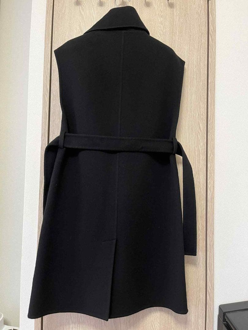 【極美品】HERMÈSエルメス カシミヤ100％　ロングベスト ジレ 80万円