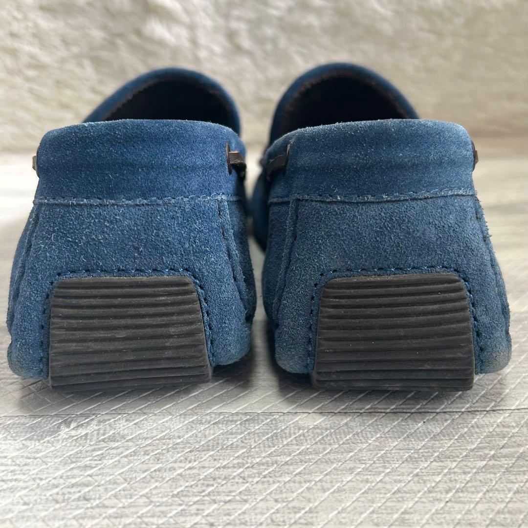 BOTTEGA VENETA ボッテガ ドライビングシューズ スエード ブルー