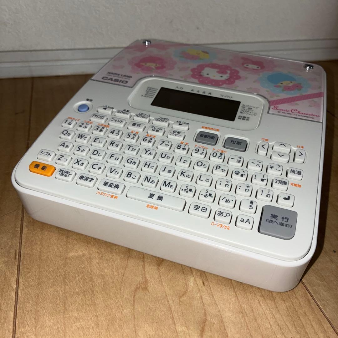 CASIO KL-SA10 サンリオ ネームランド本体　acアダプター