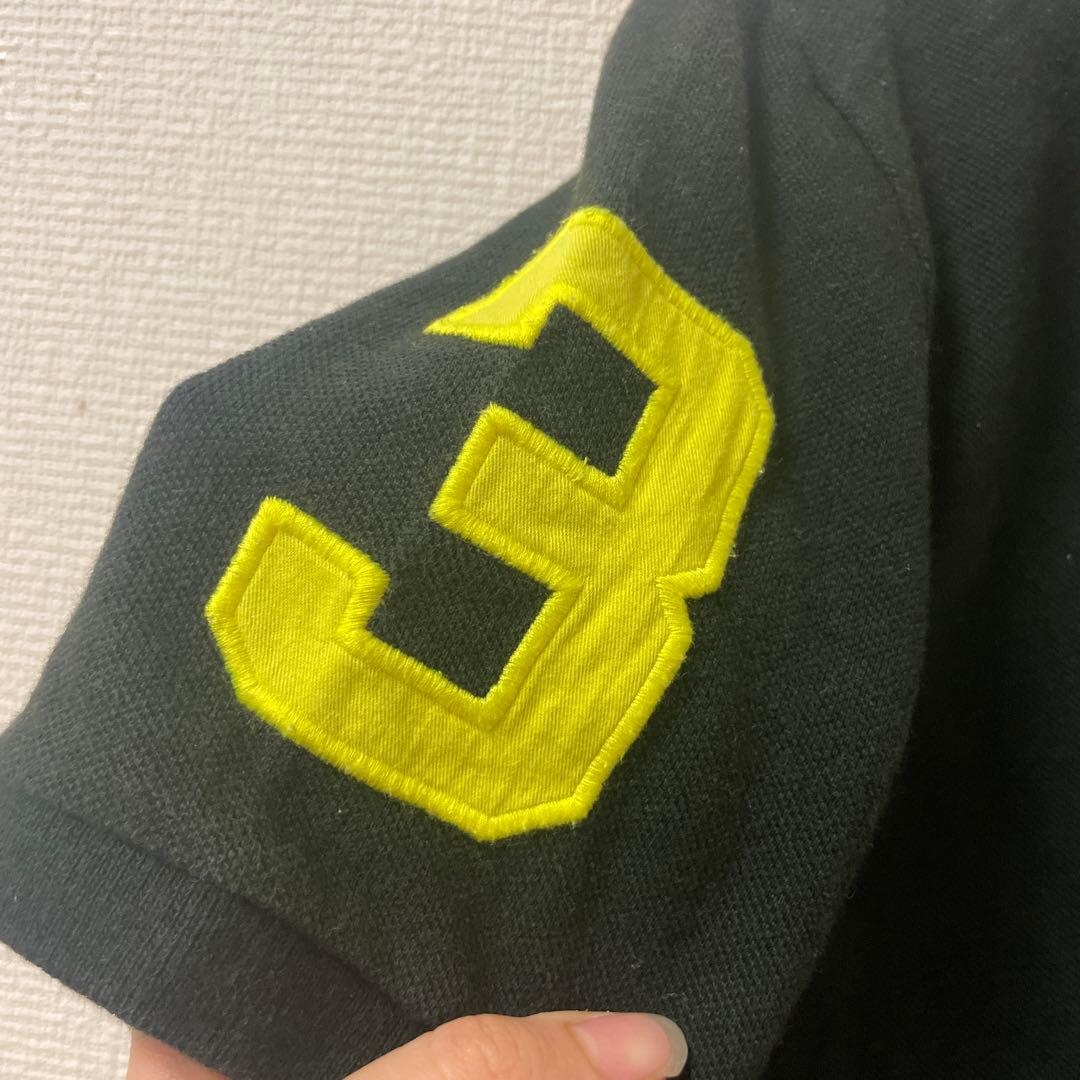 ラルフローレンポロシャツ黒黄色