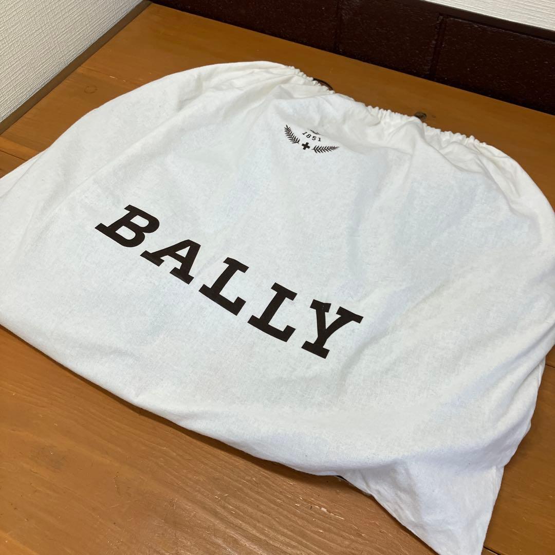 ⑪BALLY バリー ボストンバッグ レッドライニング 保存袋 ショルダー付