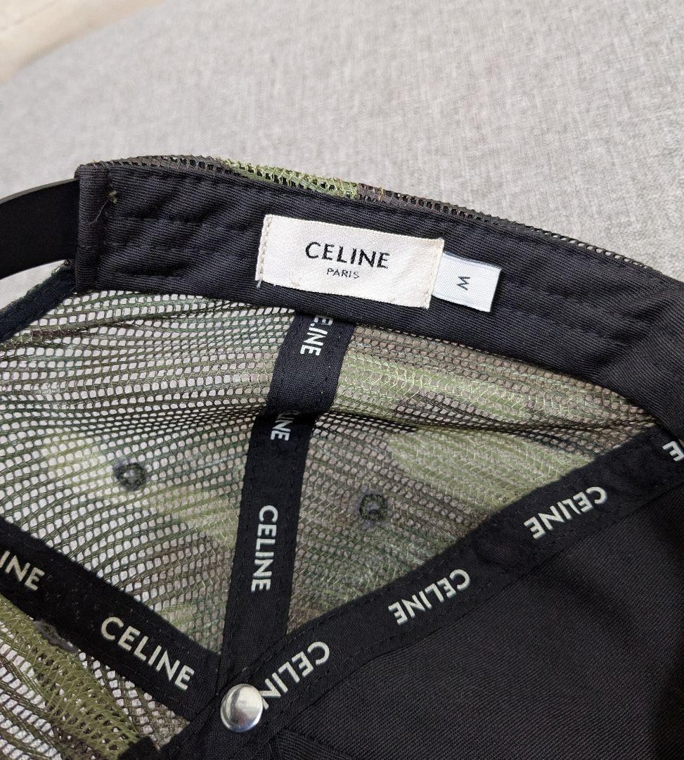 CELINE セリーヌ 迷彩柄 ベースボールキャップ