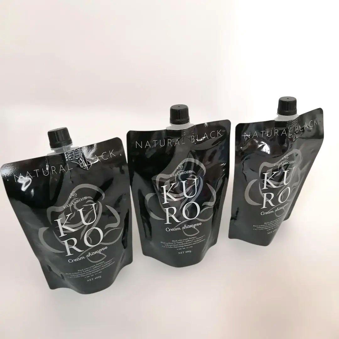 KURO VR クロクリームシャンプー　ヘアカラー　ナチュラルブラック　400g