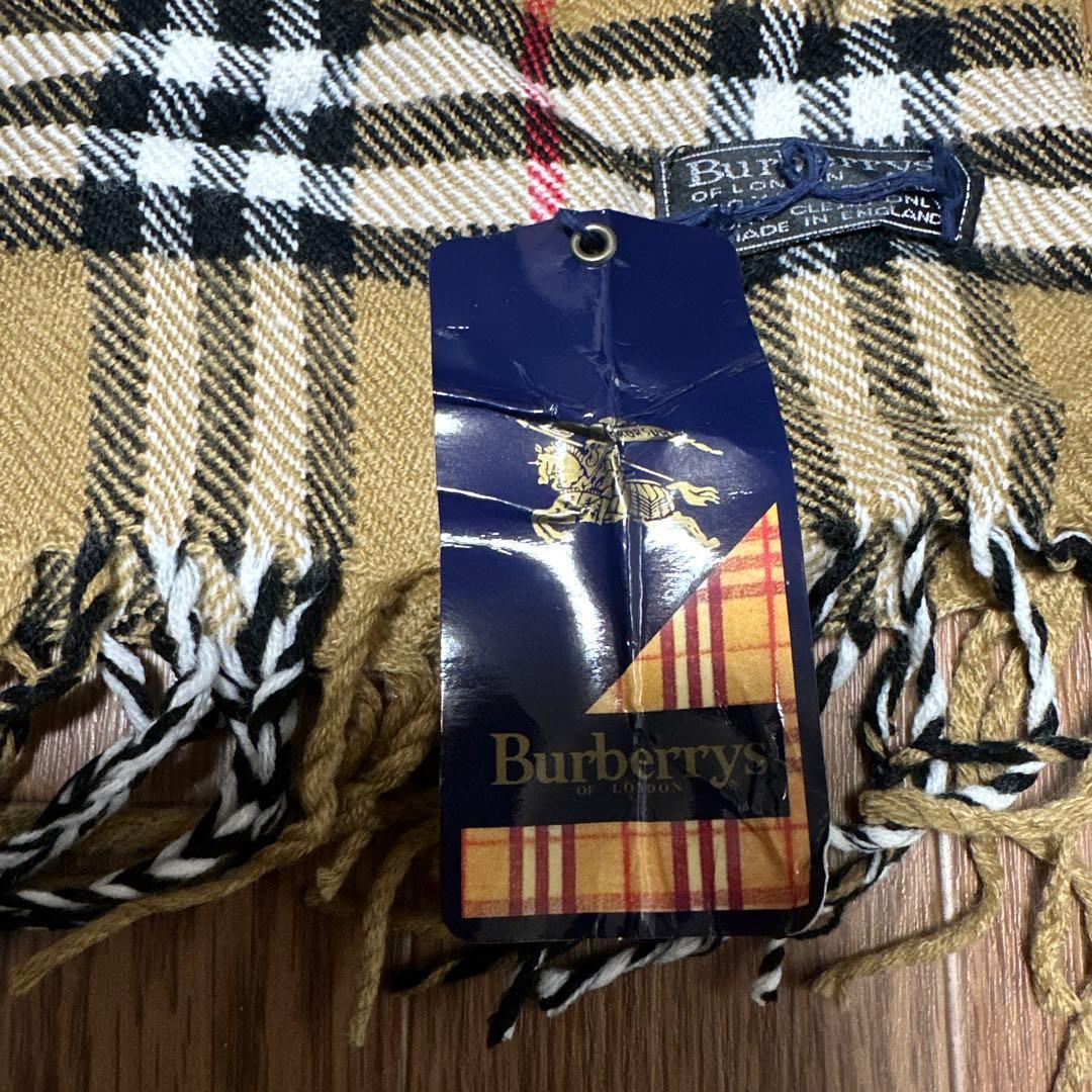 Burberryマフラー　新品　未使用　イングランド製
