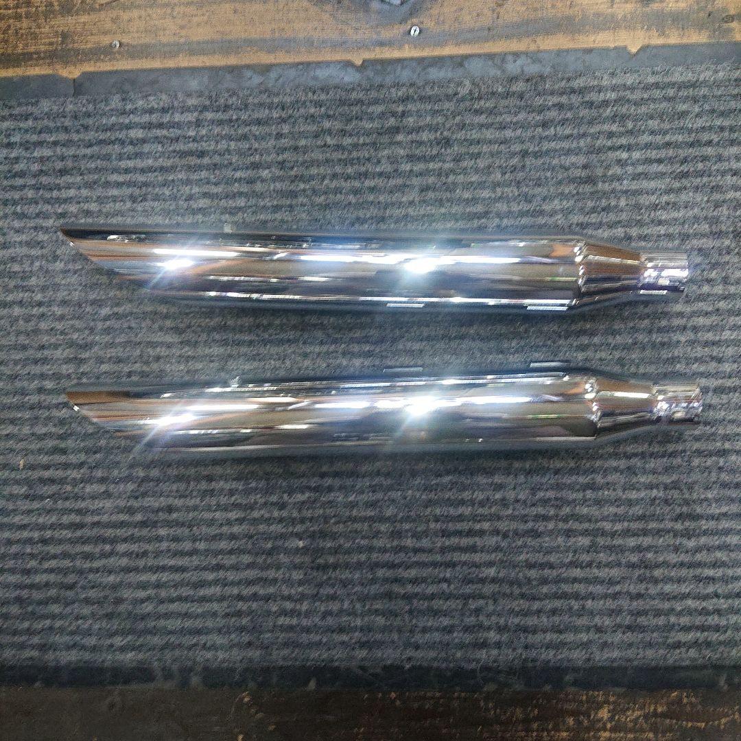 クロームワークス ソフテイル用スリップオンマフラー