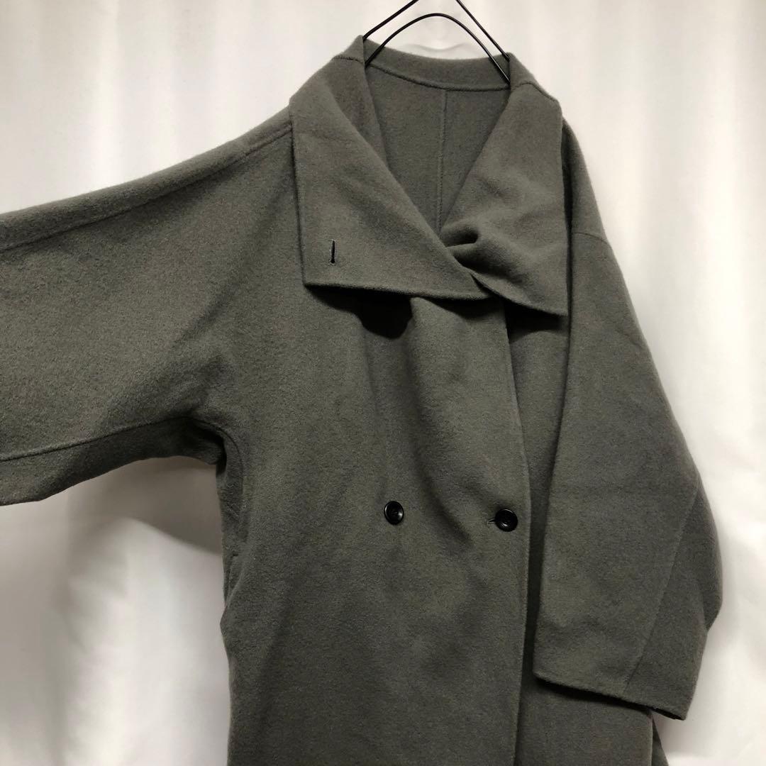 定価¥64,900 Rouge vif la cle 変形リバーコート　ウール