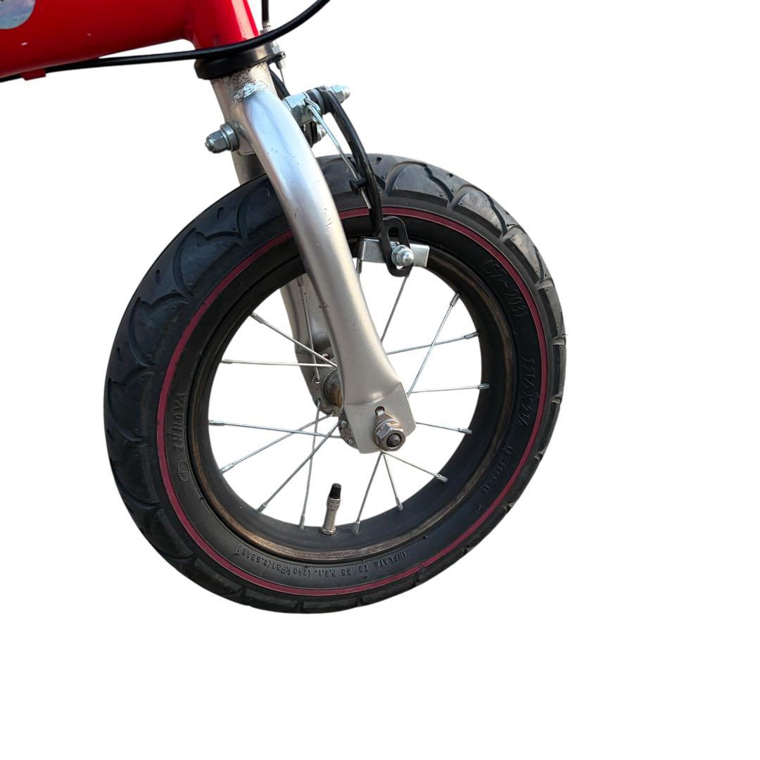 へんしんバイク キッズ自転車 12インチ 赤 スタンド ペダル付き