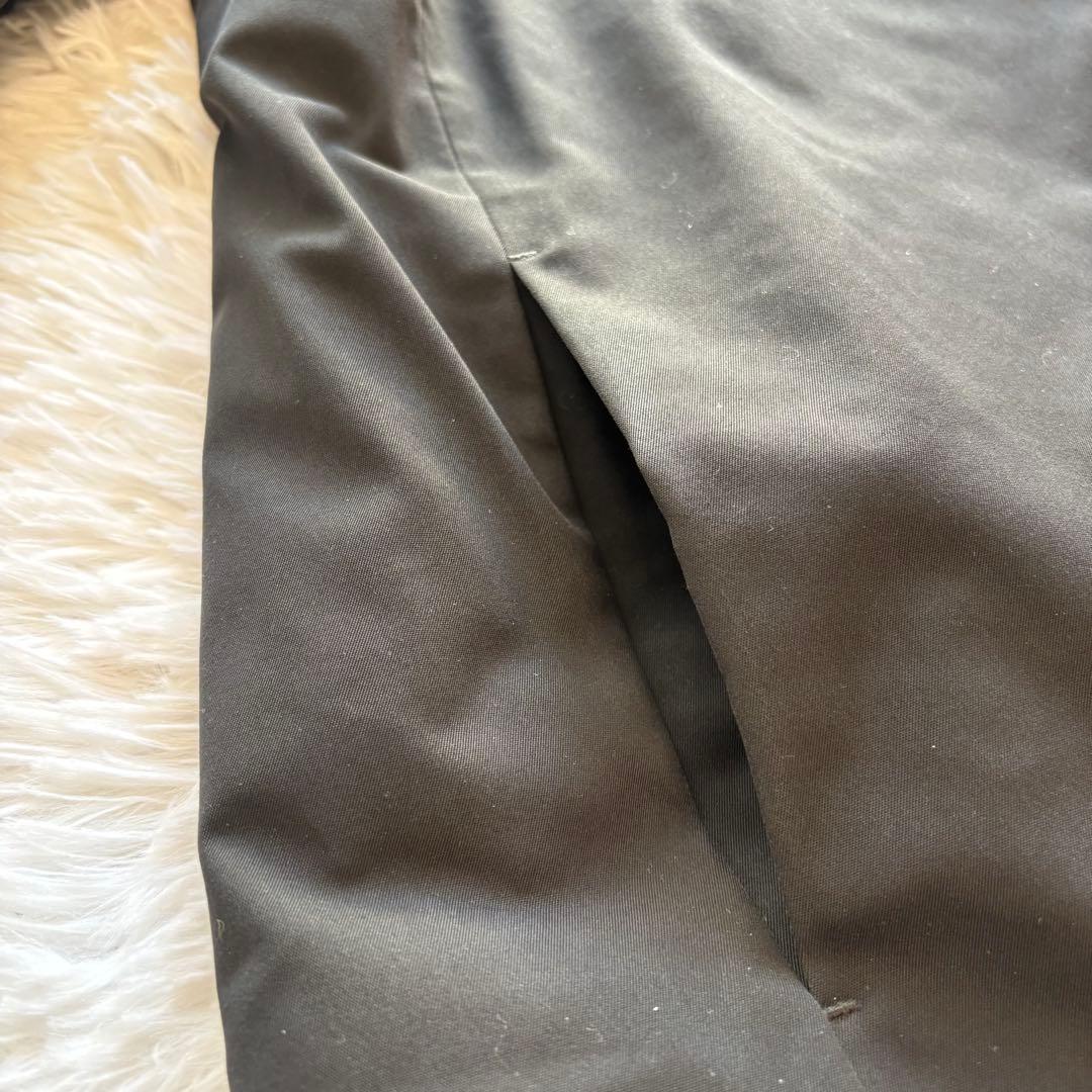 PLAIN PEOPLE マフラー付 ロングダウンコート 4 XL 黒 2way