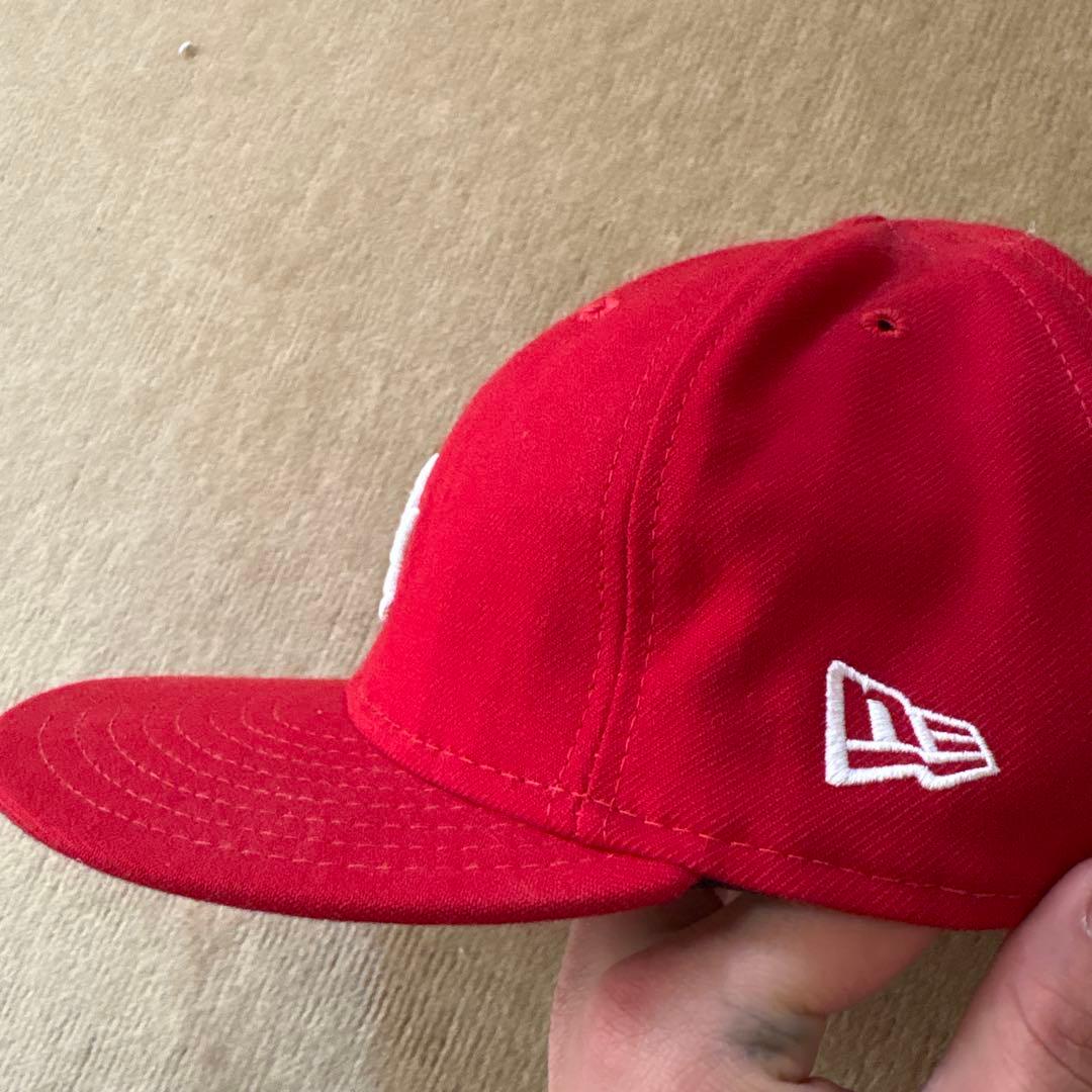 90s NEW ERA ロサンゼルスドジャース　赤　7 1/2
