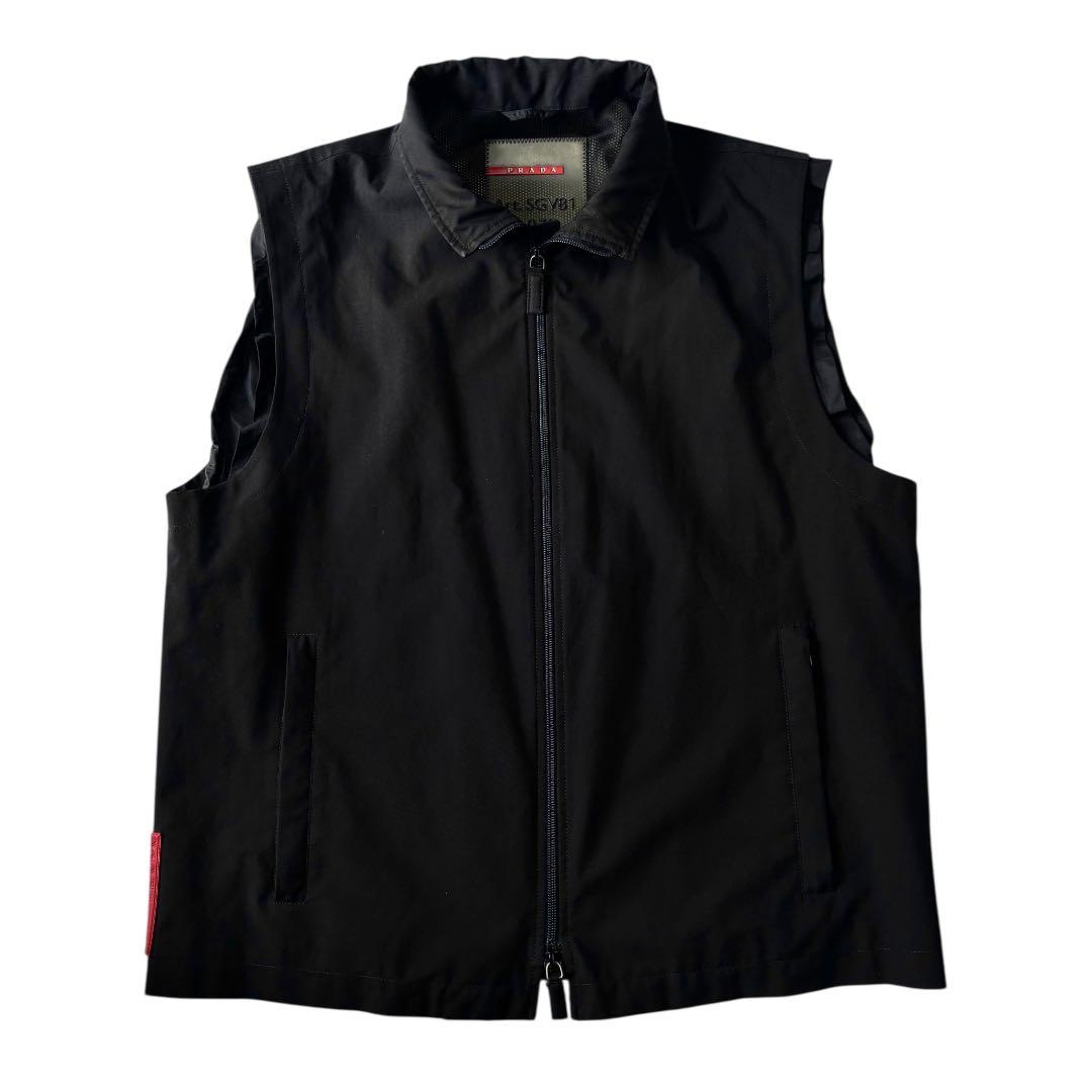 PRADA SPORT ナイロン ベスト ブラック 50