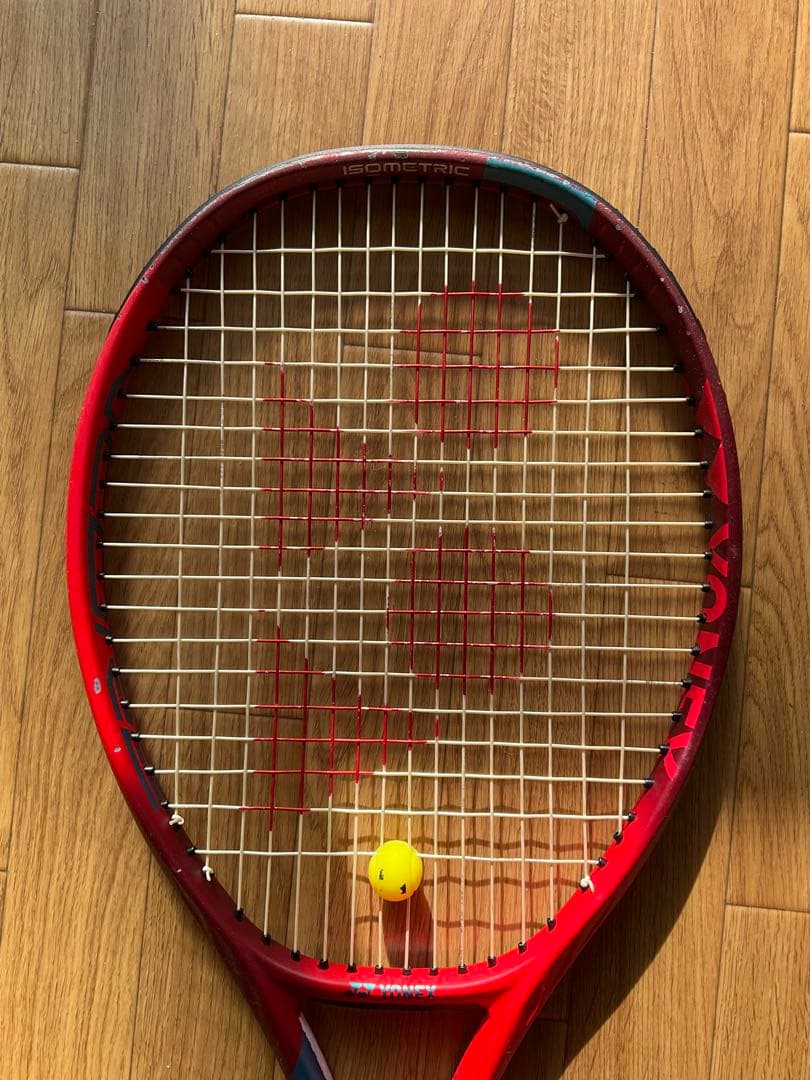 美品　YONEX ヨネックス VCORE100 Vコア グリップ1 レッド　硬式