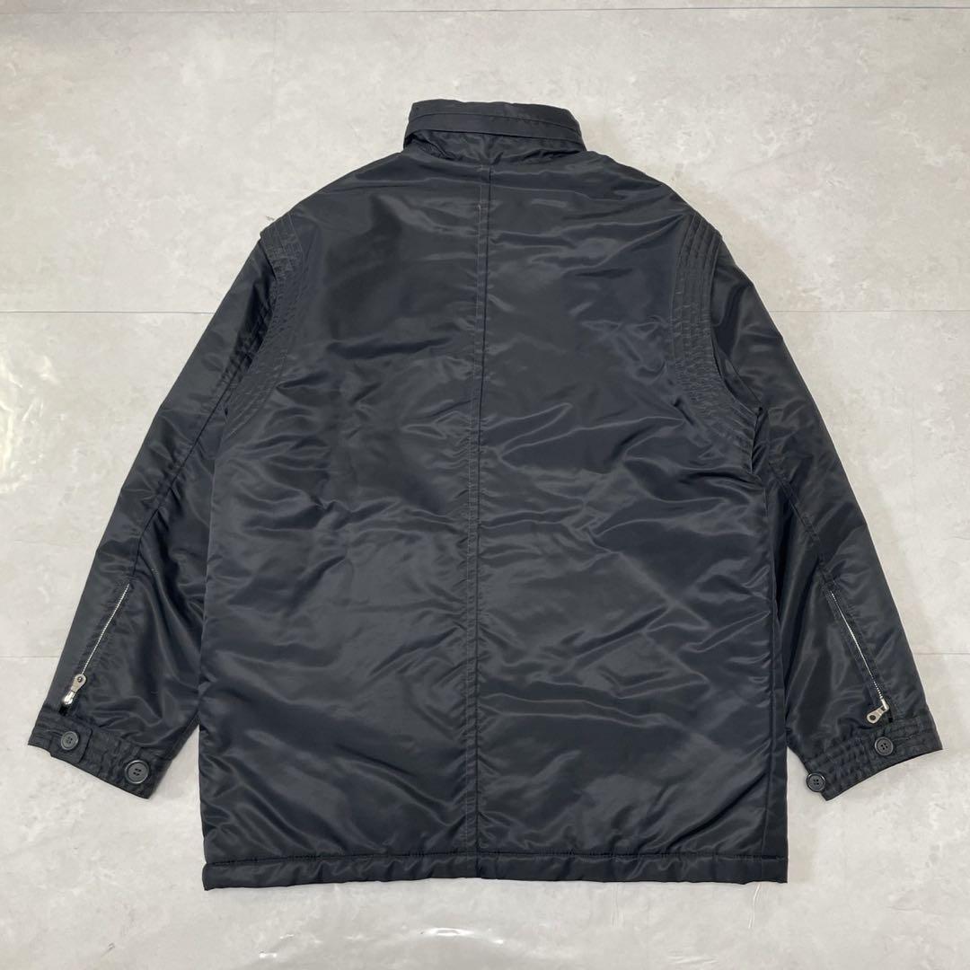イブサンローラン ブラック イタリア製 サイズ48 XL ショートコート