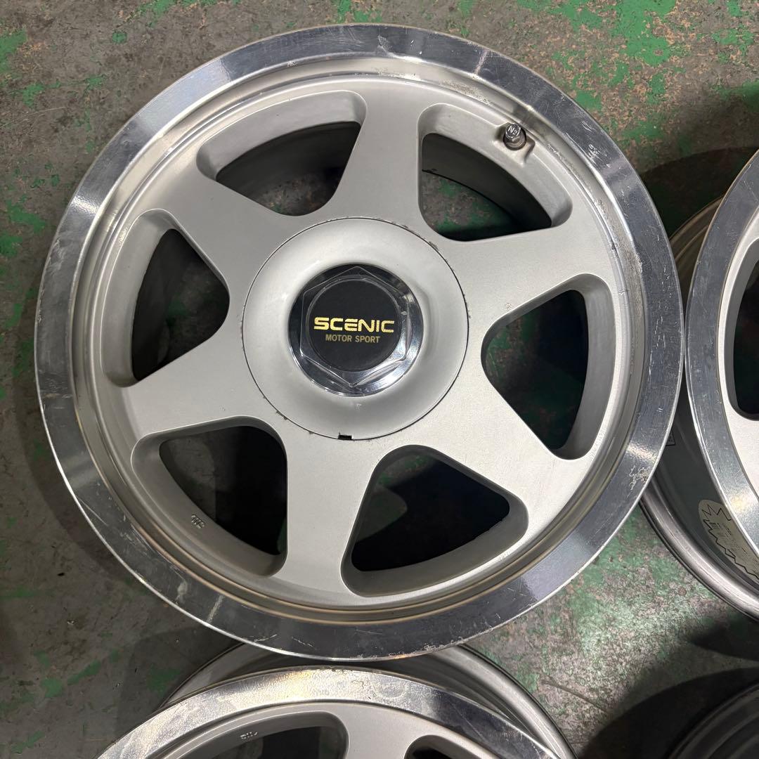 SCENIC MOTOR SPORT 15インチホイール 4個セット