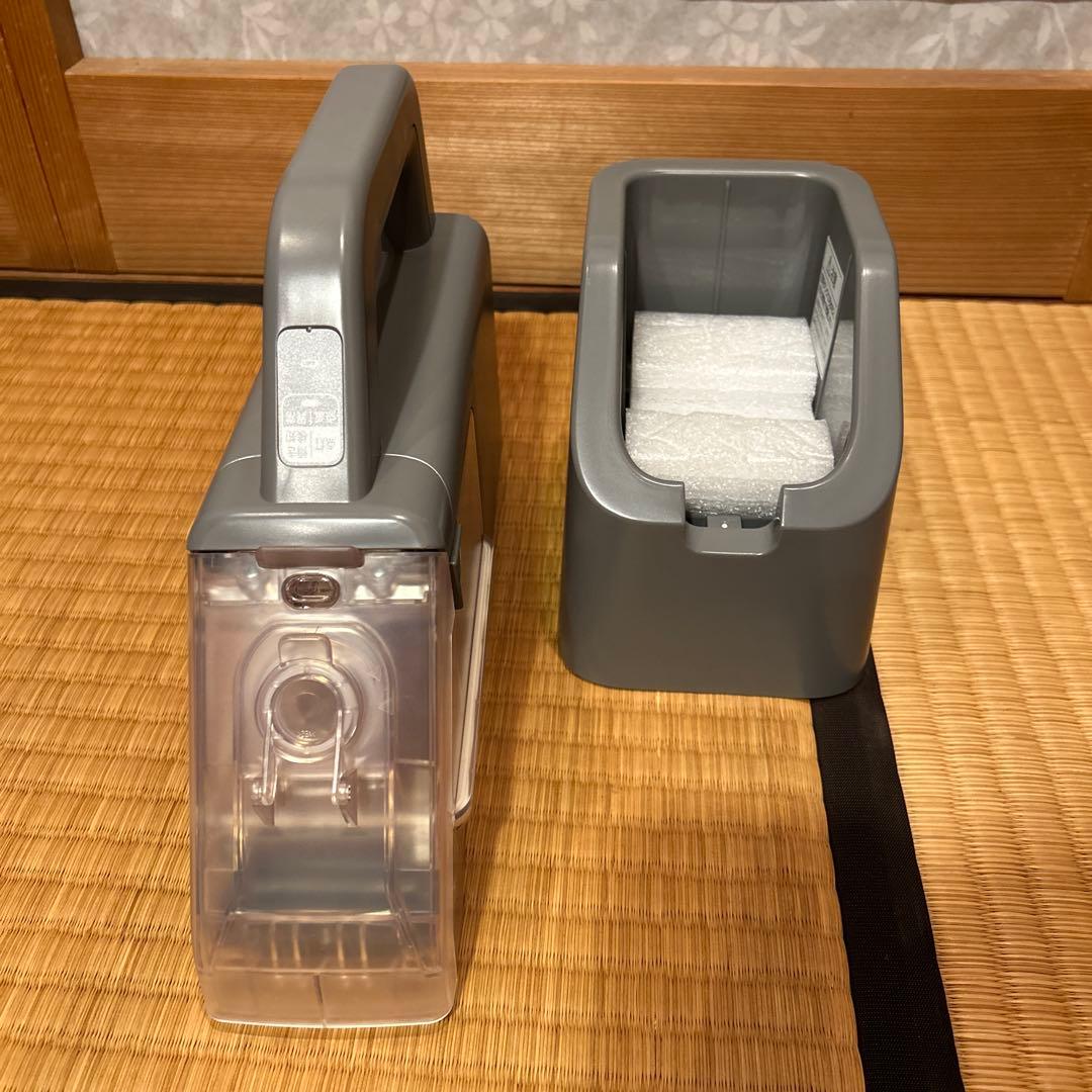 アイリスオーヤマ ハンディリンサークリーナー グレー 充電器付き 新品
