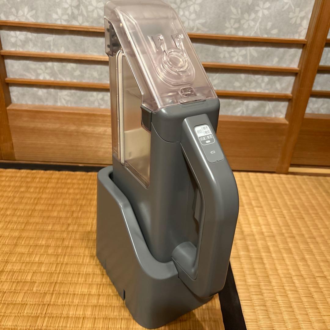 アイリスオーヤマ ハンディリンサークリーナー グレー 充電器付き 新品