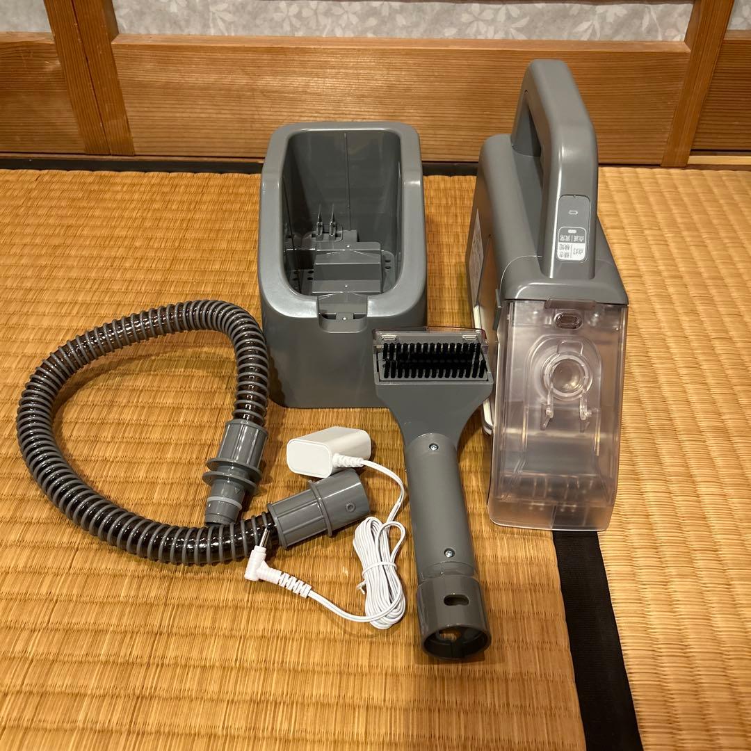 アイリスオーヤマ ハンディリンサークリーナー グレー 充電器付き 新品