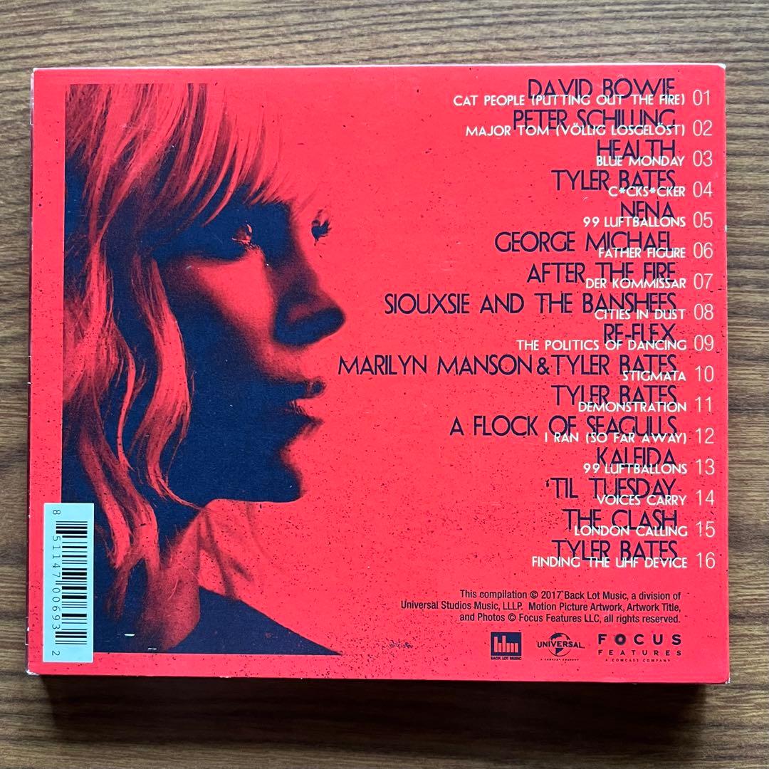 Atomic Blond アトミックブロンド　オリジナルサウンドトラック　輸入版